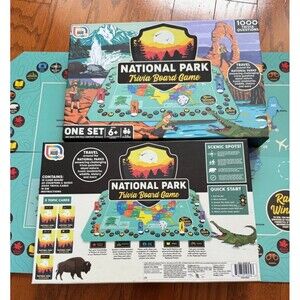 National Park Trivia Board Game 2-6 Players Ages 6+ Games Hub